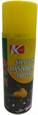 KLY Silicone Dashboard Polish Polishing Spray for Car Dashboard with Scent Lemon 220ml Q-8801A