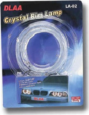 Carner Car Headlight Angel Eyes Rings 12V Daihatsu Delta Blue Color 4pcs