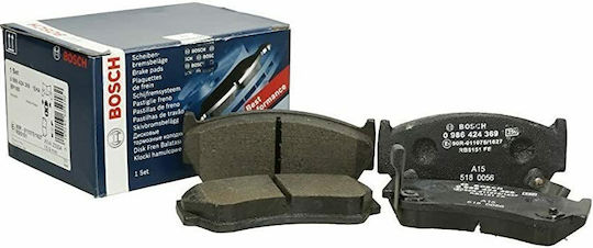 Bosch Σετ Τακάκια Εμπρός 2τμχ για Nissan Almera Mazda / Nissan