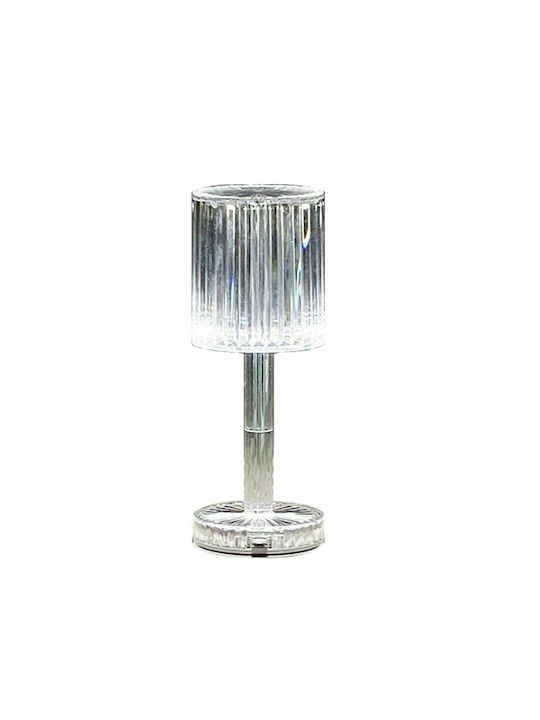 Plastic Table Lamp LED with Copper Shade and Base