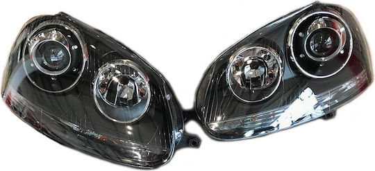 Carner Front Lights for Volkswagen Golf V GTI R32 Black 03-08 2pcs