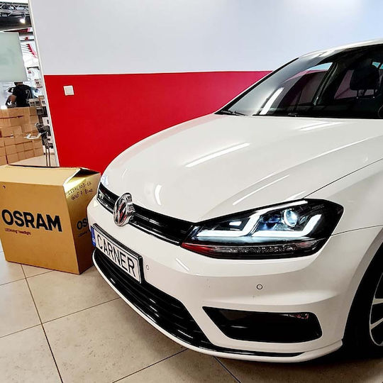 Osram Μπροστινά Φανάρια Led για Volkswagen Golf 7 με Φώτα Ημέρας DRL 2012-2017 2τμχ