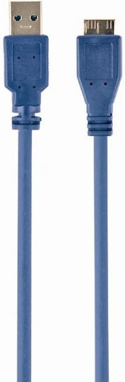 Cablexpert Regular USB 3.0 to micro USB Cable Μπλε 1.8m (CCP-MUSB3-AMBM-6)