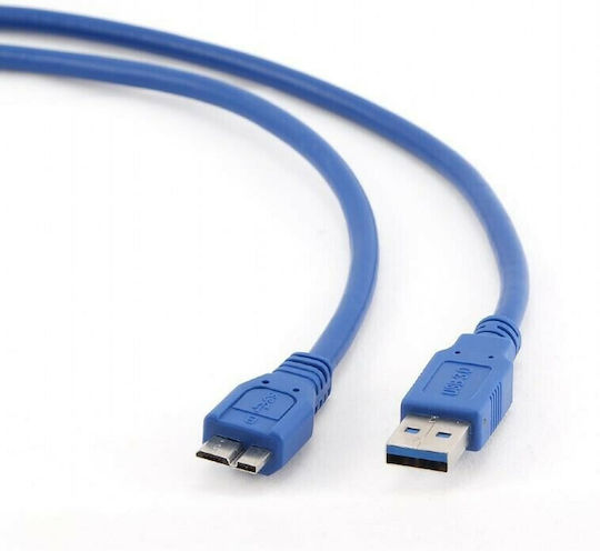 Cablexpert Regular USB 3.0 to micro USB Cable Μπλε 1.8m (CCP-MUSB3-AMBM-6)