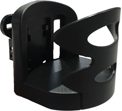 Auto Gs Car Cup Holder 1 Position for AC Vents Black in Black Color