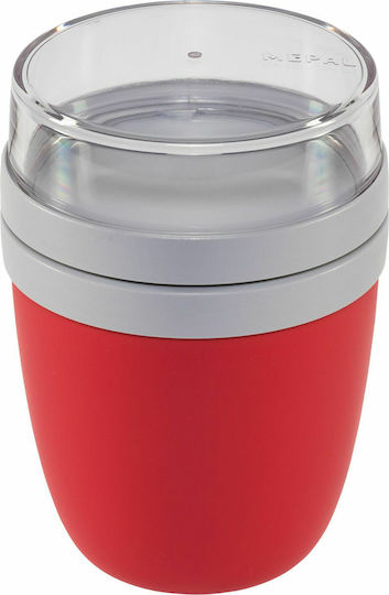 Mepal Plastic Lunch Box Ellipse Nordic Red 700ml