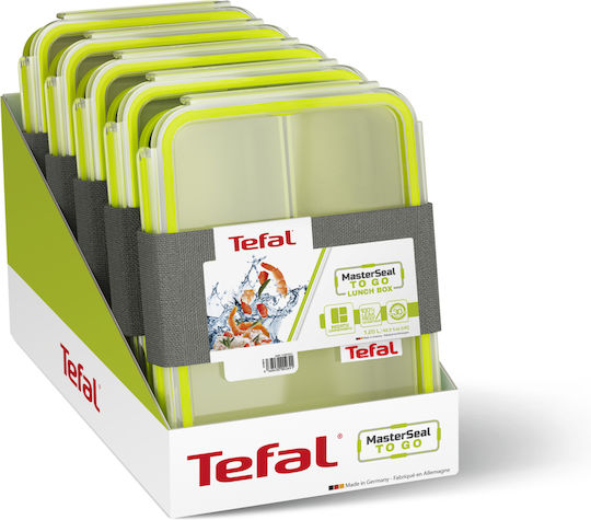 Tefal Masterseal Δοχείο Φαγητού Πλαστικό με Χωρίσματα