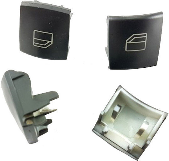 Carner Replacement Button Car Window Switch for Mercedes-Benz A Class / B Class / ML Black
