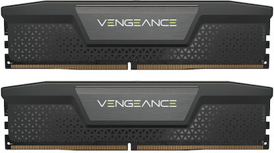 Corsair Vengeance 32GB DDR5 RAM με 2 Modules (2x16GB) και Ταχύτητα 5600 για Desktop