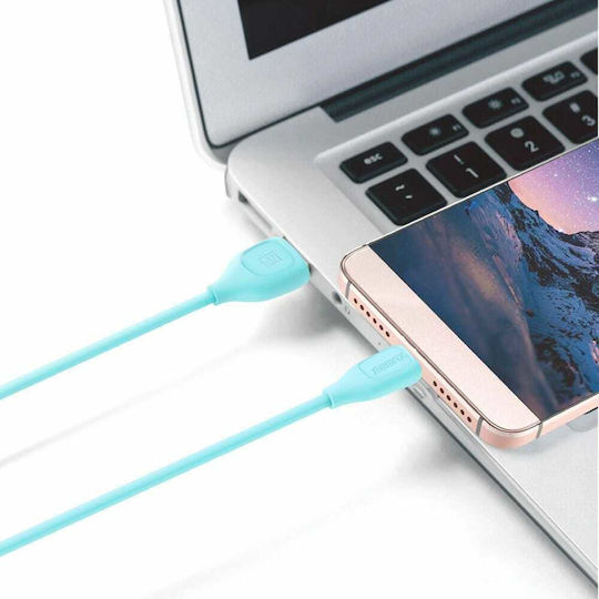 Remax Lesu RC-050m Regular USB 2.0 to micro USB Cable Λευκό 1m