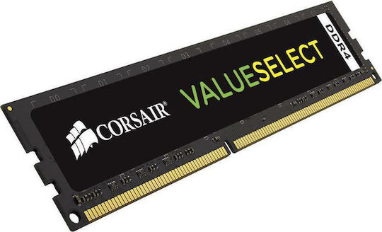 Corsair Value Select DDR4 με Module 1x4GB και Ταχύτητα 2666 για Desktop