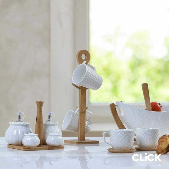 Click Mug from Porcelain White 360ml 6pcs Click Mug from Porcelain White 360ml 6pcs