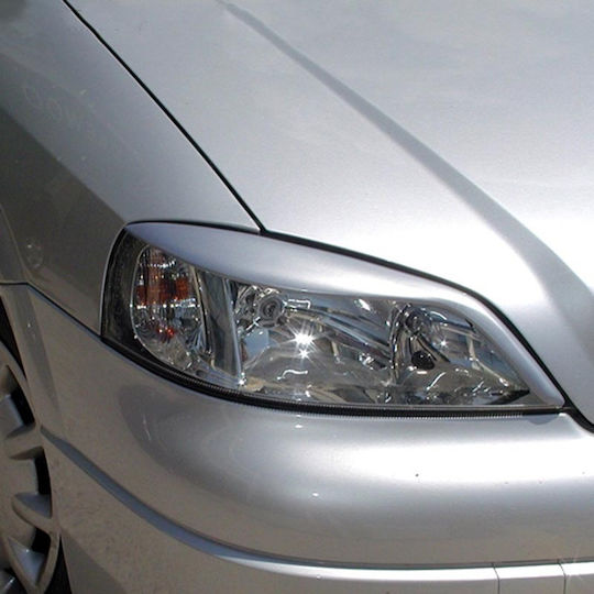 Motordrome Front Headlight Eyebrows for Opel Astra G 1998-2004