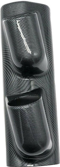 Auto Gs Prosport Βάση Οργάνων Αυτοκινήτου Διπλή Carbon