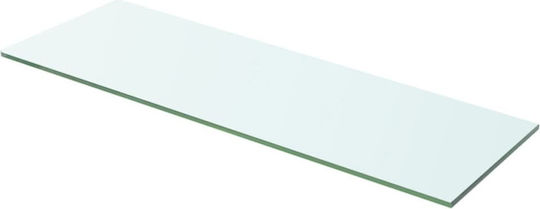 Shelves Wall 2pcs 60x15x0.8cm Transparent Shelves Wall 2pcs 60x15x0.8cm Transparent