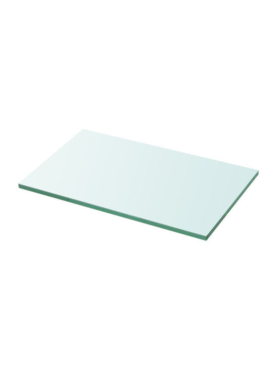 Transparent Wall Shelves 2 Pieces 30x12x0.8cm