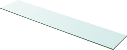 Shelves Wall 2pcs 100x20x0.8cm Transparent Shelves Wall 2pcs 100x20x0.8cm Transparent