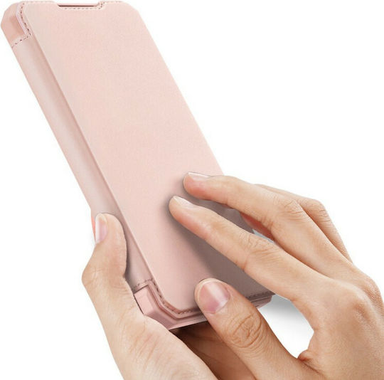 Dux Ducis Skin X Buchen Sie Synthetisches Leder Rosa (Galaxy S10 Lite)