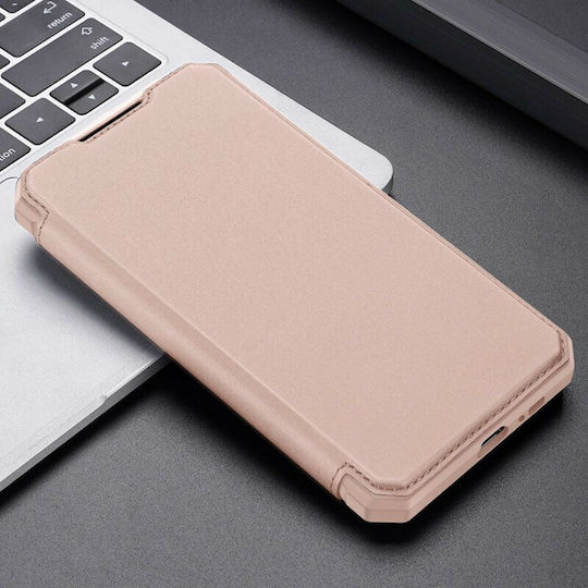 Dux Ducis Skin X Buchen Sie Synthetisches Leder Rosa (Galaxy S10 Lite)