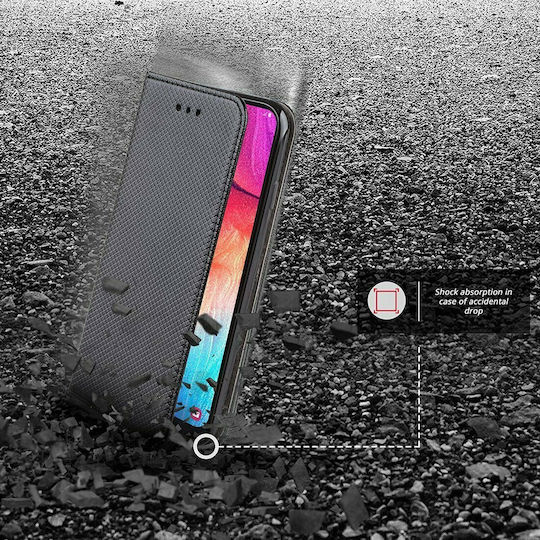 Forcell Smart Magnet Book Δερματίνης Μαύρο (Xiaomi Mi Note 10 Lite)