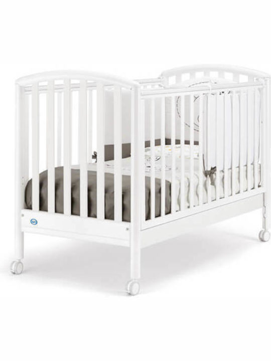 Pali Baby Crib Ciak White for Mattress 64x126cm