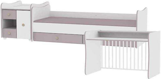 Lorelli Κούνια Minimax White με Συρτάρι