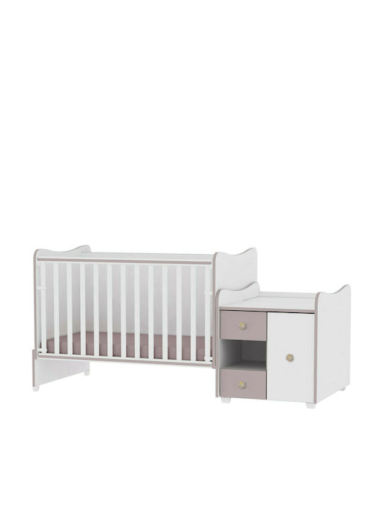 Lorelli Κούνια Πολυμορφική Minimax White & Cappuccino για Στρώμα 60x120cm