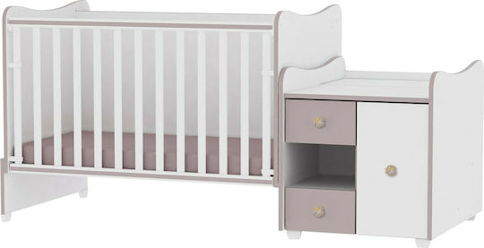 Lorelli Κούνια Minimax White με Συρτάρι