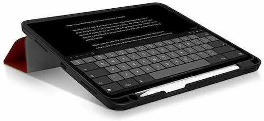 Uniq Transforma Rigor Flip Cover Κόκκινη (iPad Air 2020/2022)