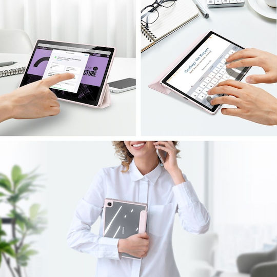 Dux Ducis Toby Flip Cover Ροζ (Galaxy Tab A8)