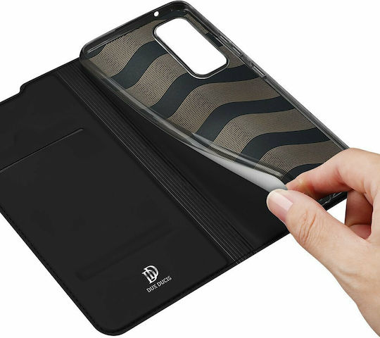 Dux Ducis Книга Изкуствена кожа Черен (Vivo X60 Pro 5G)