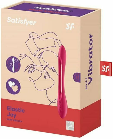 Satisfyer Elastic Joy Κλειτοριδικός Δονητής 20cm Κόκκινος