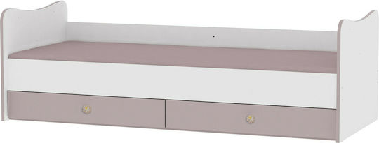 Lorelli Crib Minimax White Walnut With Drawer