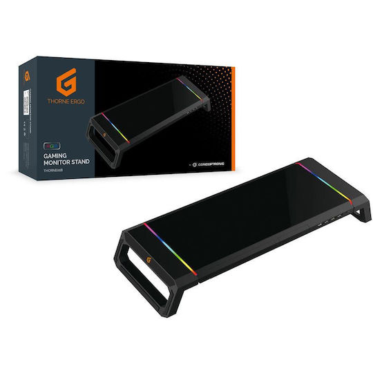Conceptronic HUB USB RGB Monitor Stand Стойка Монитор Черна