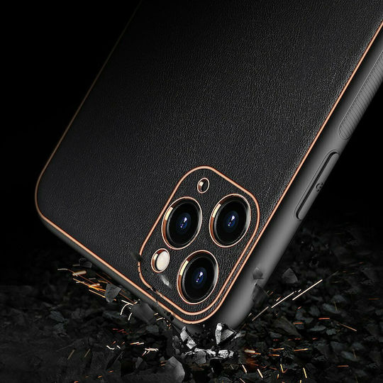 Dux Ducis Yolo Elegant Back Cover Δερματίνης / Πλαστικό Μαύρο (iPhone 11 Pro)