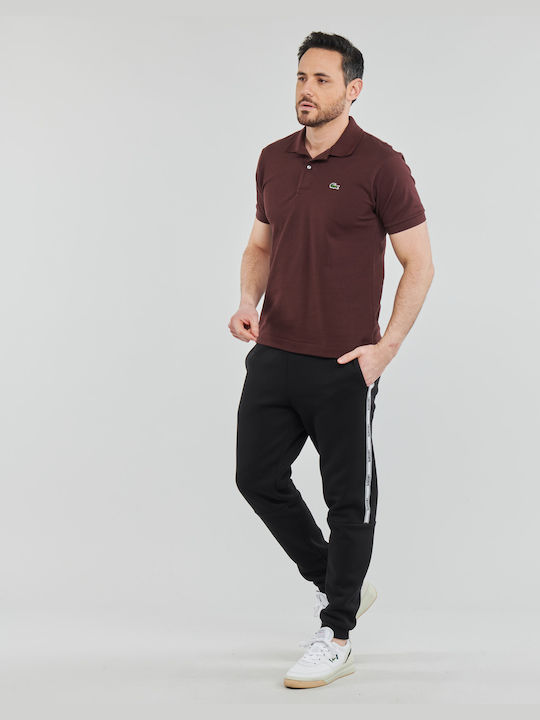 Lacoste Polo Short Sleeve Blouse Burgundy