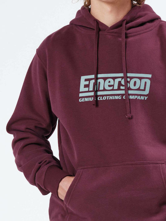 Sweatshirt mit Kapuze Wine
