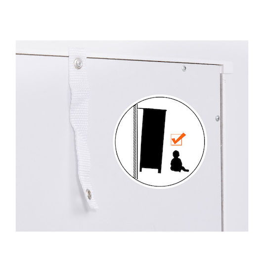 Kleankin 834-291 Floor Bathroom Column Cabinet L40xD27xH171.5cm White