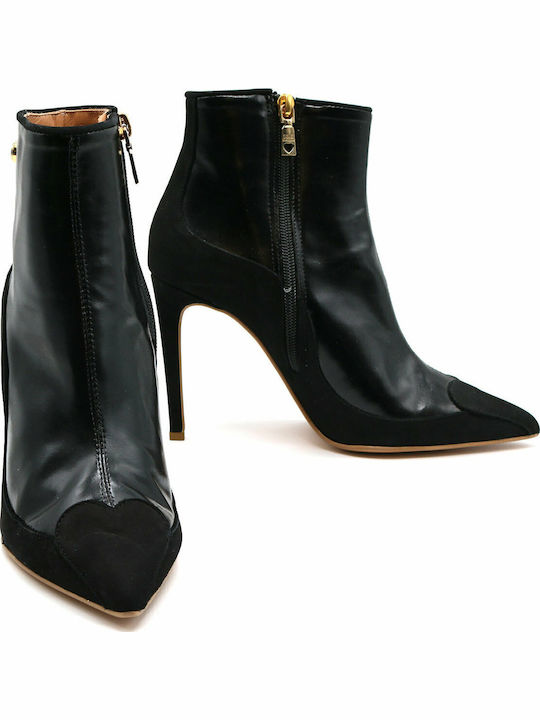 Leather Women's Ankle Boots Black