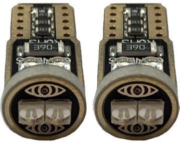 Auto Gs Λάμπες Αυτοκινήτου T10 Canbus LED Μπλε 12V 2τμχ