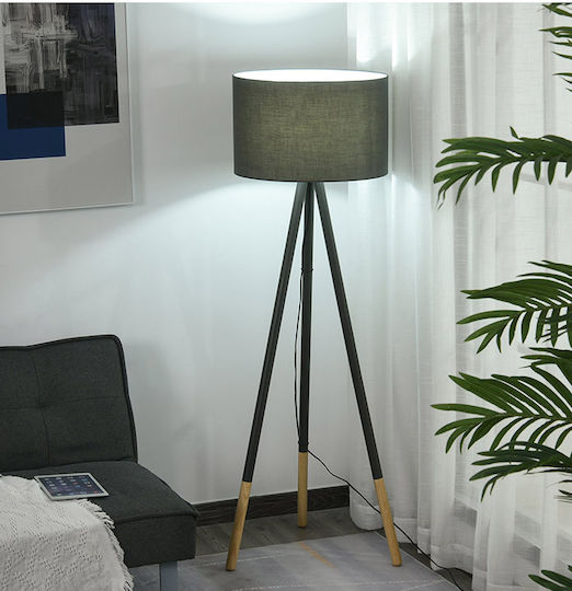 HomCom Stehlampe H123cm. Gray HomCom Stehlampe H123cm. Gray