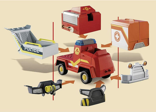 Playmobil Duck On Call Κανόνι Νερού για 3 ετών