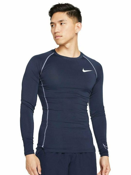 Pro Dri-fit Dri-Fit Long Sleeve Athletic Blouse Obsidian