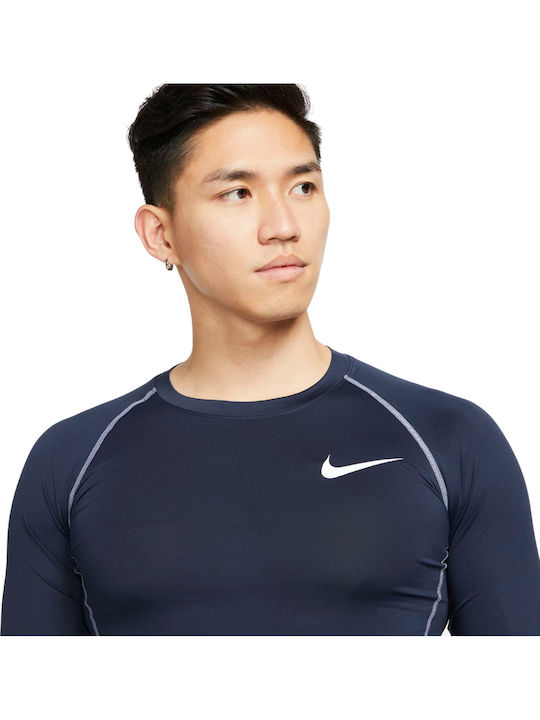 Pro Dri-fit Dri-Fit Long Sleeve Athletic Blouse Obsidian