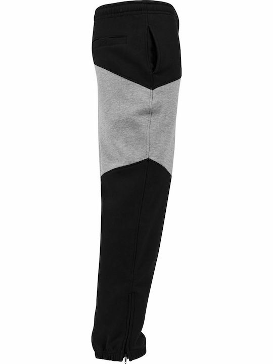 Zig Zag Sweatpants without Elastic Black / Grey / White