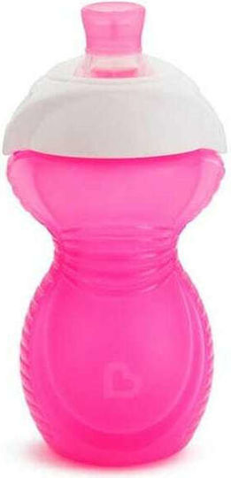 Munchkin Click Lock Bite Proof Sippy Cup Educational Sippy Cup Plastic Fuchsia Fuchsia Purple for 9m+m+ 296ml 12292