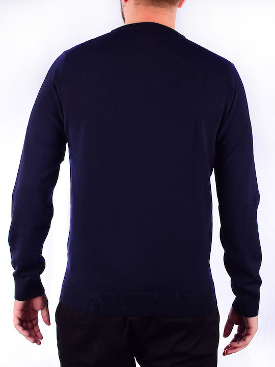 Langarm-Pullover Marineblau
