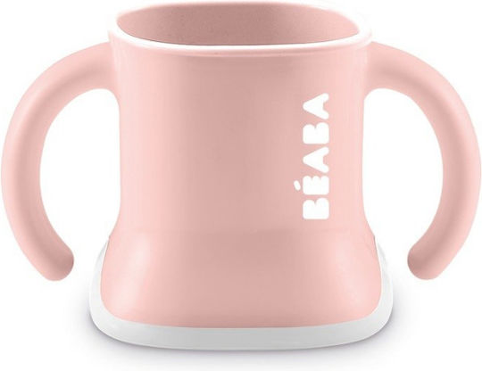 Beaba Εκπαιδευτικό Μπιμπερό με Λαβές Evolutive 4m+ Old Pink 150ml