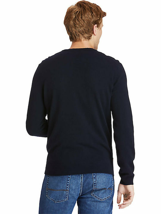 Cohas Brook Langarm-Pullover Marineblau