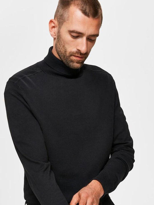 Langarm-Pullover Schwarz
